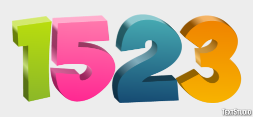 1523 Text Effect