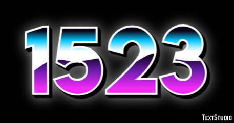 1523 Text Effect
