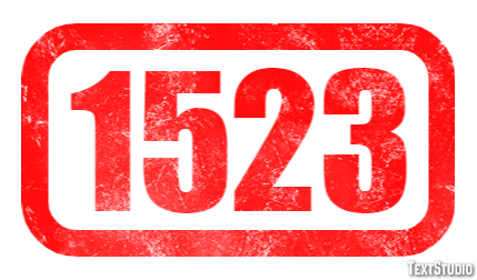 1523 Text Effect