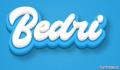 Bedri Effet de texte