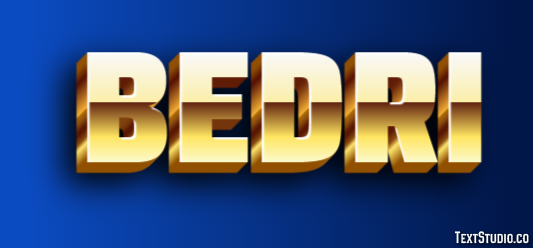 Bedri Effet de texte