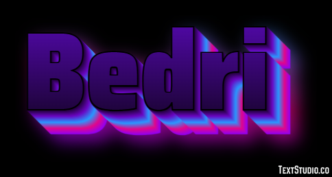 Bedri Effet de texte