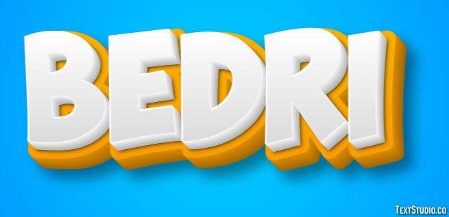 Bedri Effet de texte