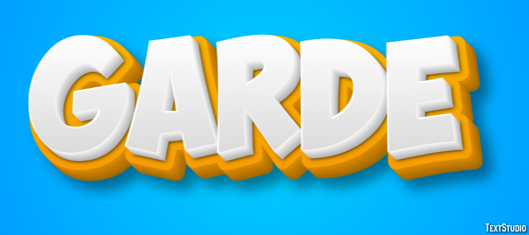 Garde Effet de texte