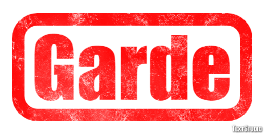 Garde Effet de texte