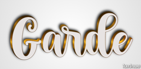 Garde Effet de texte