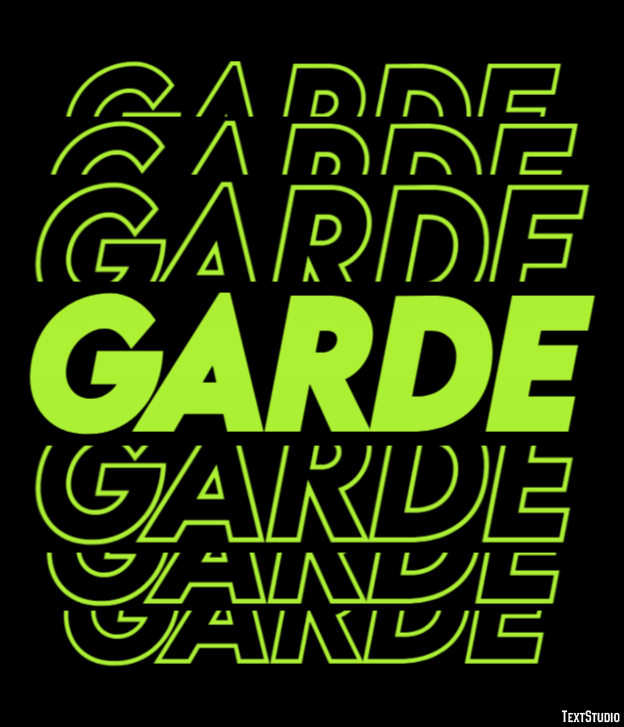 Garde Effet de texte