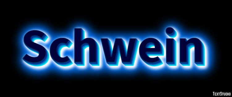Schwein Effet de Texte