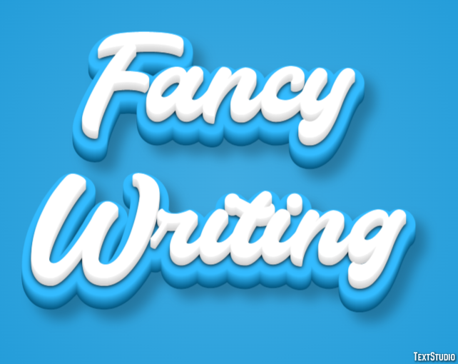 Fancy Writing Effet de Texte