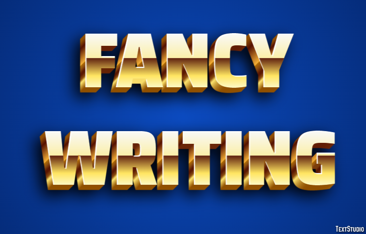 Fancy Writing Effet de Texte