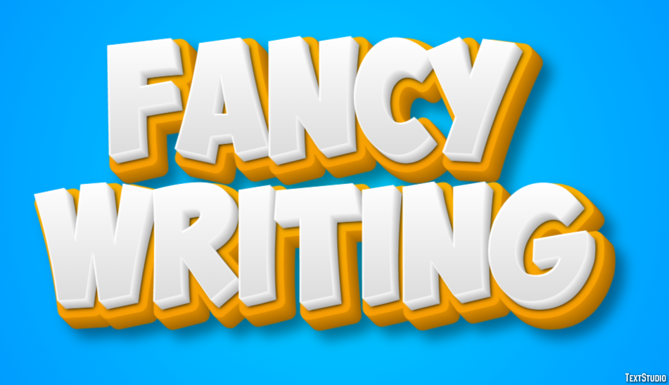 Fancy Writing Effet de Texte