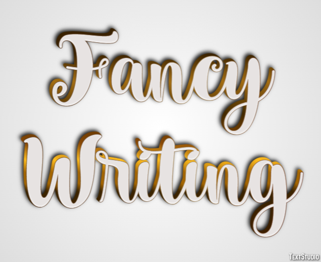 Fancy Writing Texteffekt