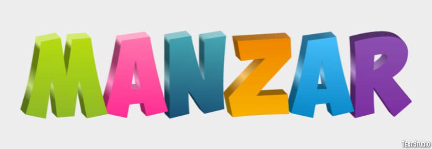 Manzar Texteffekt