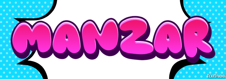 Manzar Text Effect