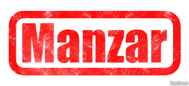 Manzar Text Effect