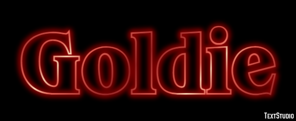 Goldie Efekt tekstowy
