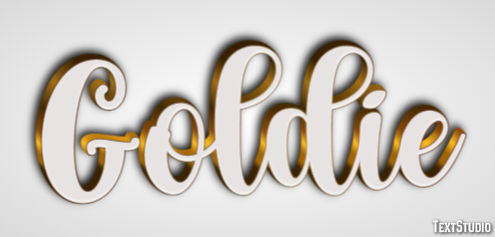Goldie Эффект текста