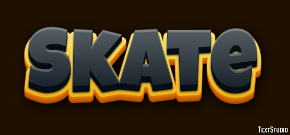 Skate テキスト効果