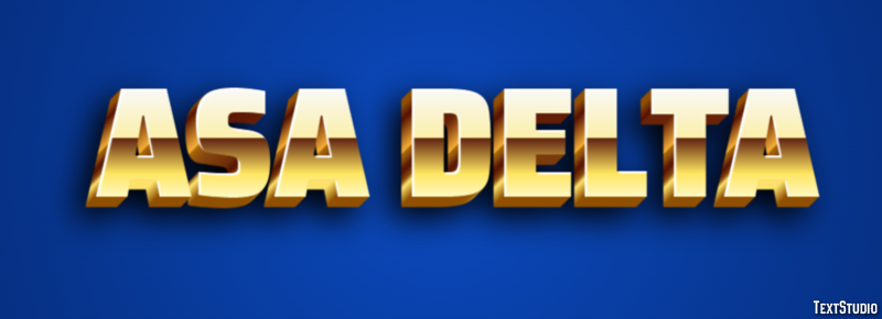 Asa Delta Texteffekt