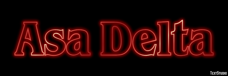 Asa Delta Texteffekt