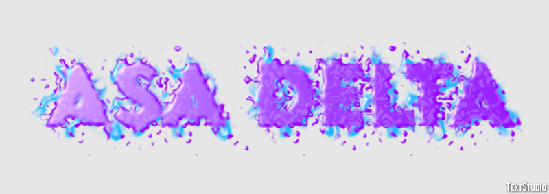 Asa Delta Texteffekt