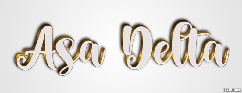 Asa Delta Texteffekt