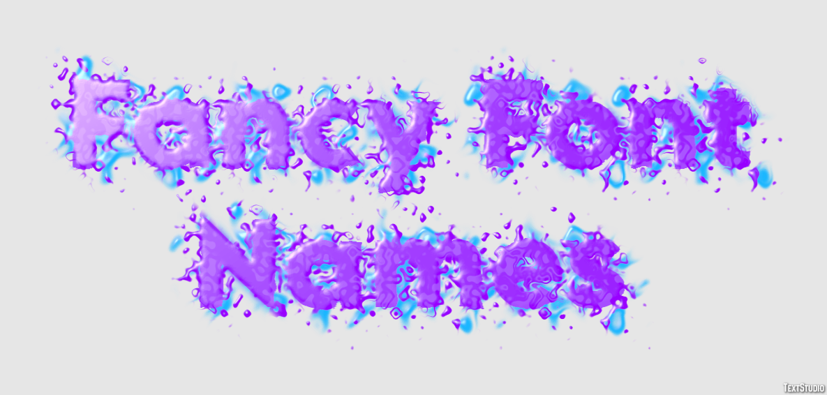 Fancy Font Names Effetto testo