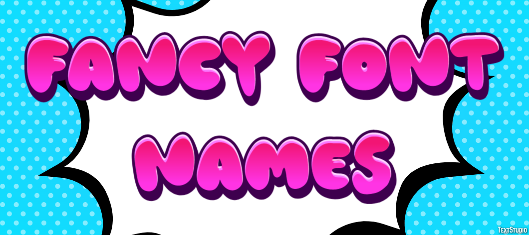 Fancy Font Names Effetto testo