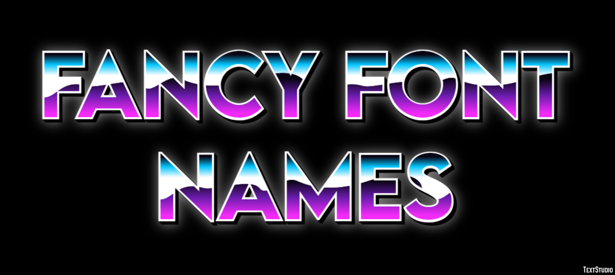 Fancy Font Names Effetto testo