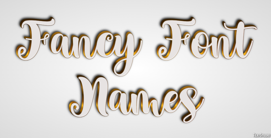 Fancy Font Names Effetto testo