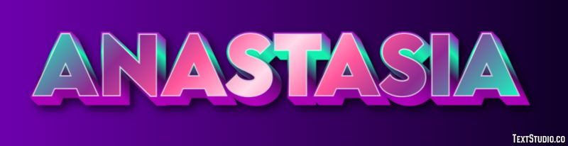 Anastasia Efekt tekstowy