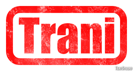 Trani Efekt tekstowy