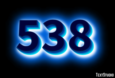 538 Text Effect