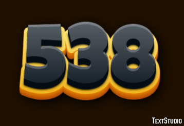 538 Text Effect