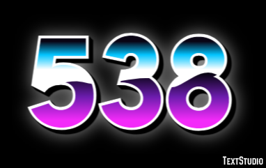 538 Text Effect