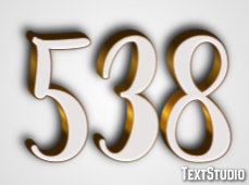538 Text Effect