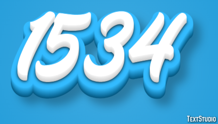 1534 Эффект текста