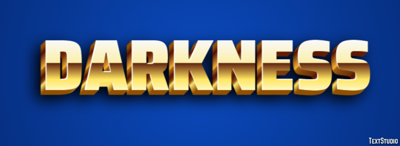 Darkness Text Effect
