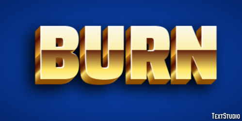 Burn Efekt tekstowy