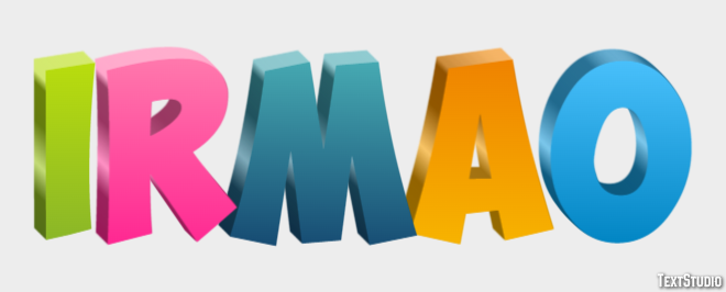 Irmão テキスト効果