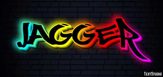 Jagger Text Effect