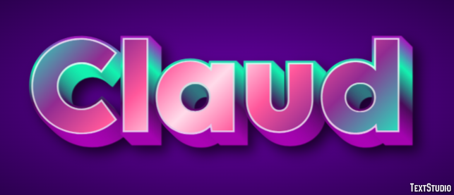 Claud Text Effect