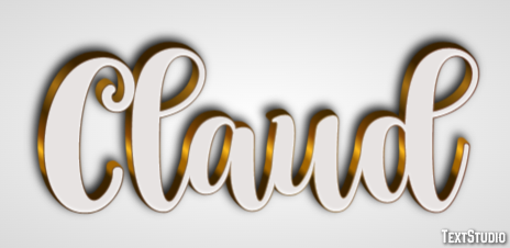 Claud Text effect