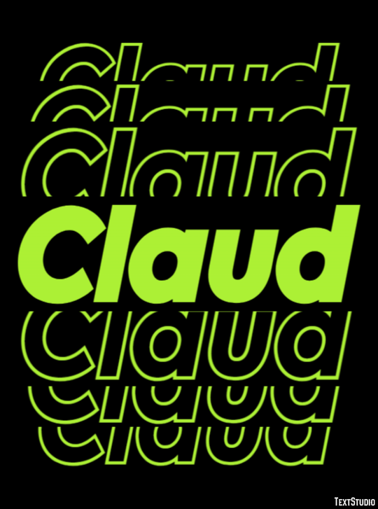 Claud Text Effect