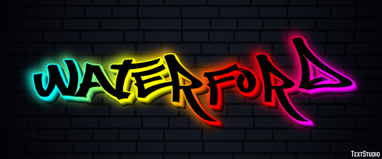 Waterford Эффект текста