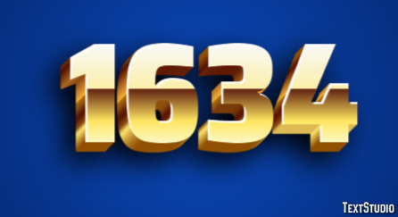 1634 Эффект текста