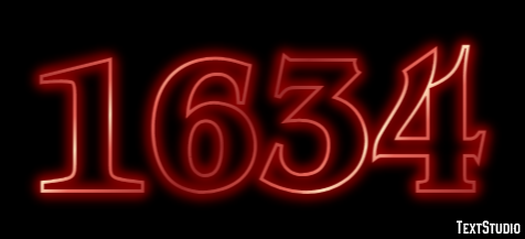 1634 Эффект текста
