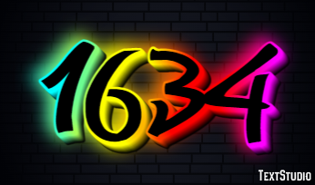 1634 Эффект текста