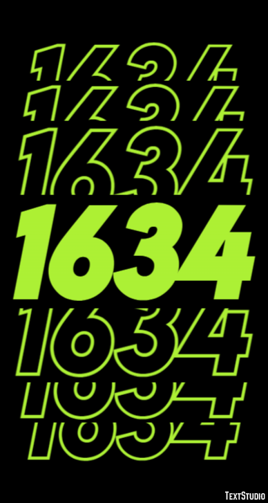 1634 Efecto de Texto