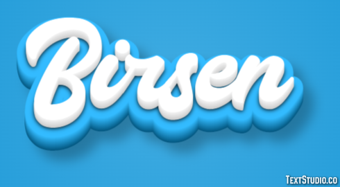 Birsen Efekt tekstowy